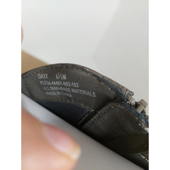 Frye and Co. Women's Size 6.5 Daxx Stacked Heel Cowboy Boots 6.5M Platinum - Picture 10 of 13